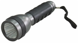 plastic torch with 3 straw hat LED