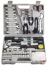 tools kit in blow mould case