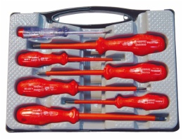 6pcs Electrician Screwdrivers+1 Voltage tester