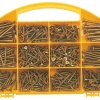 hardware assortment in 12 compartment box