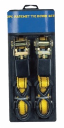 ratchet tie down 2 hooks