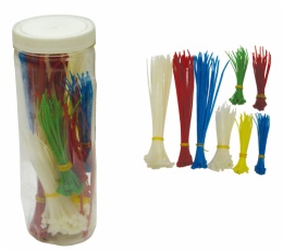 Nylon Cable ties inRound plastic box