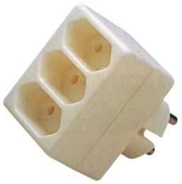 Three Ways Two Pole Adapter