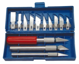Precision Hobby Knives Set in plastic box