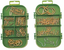 hardware assortment in 10 compartment box