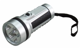 plastic torch with 3 straw hat LED