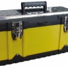 tool case with steel sheet with plastic tray