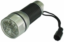 plastic torch with bi-material body