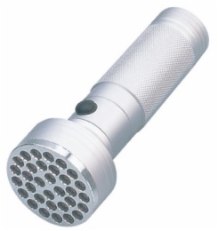 Aluminium torch with 32 LED