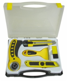 Cutter and Blades set in display plastic box