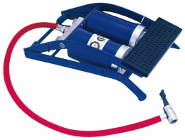 foot pump double body