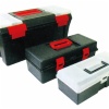 plastic tools box with plastic tray inside