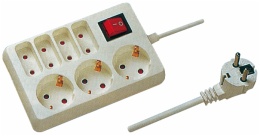 European Type Socket with Luminous Switch