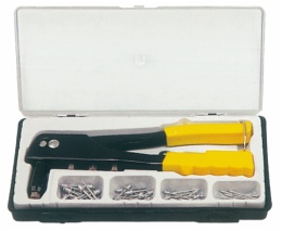 Hand Riveter, Steel Plate with 60 Rivets