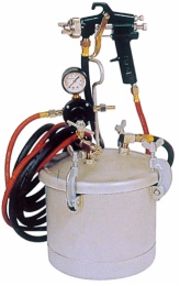Paint Tank with High Pressure Spray Gun