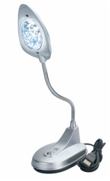 reading light with USB plug