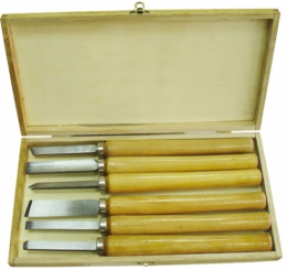 6pcs wood turning chisel