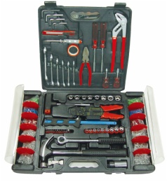 Multi-purpose Tools kit in blow mould case