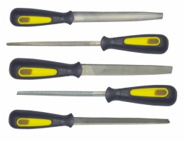 Steel Files 200mm with bi-material Handle