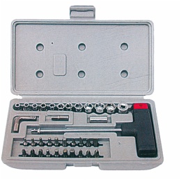 Multipurpose Screwdriver set with bits and sockets