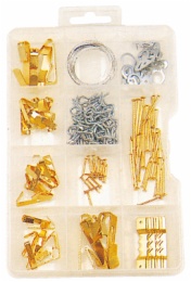 hardware assortment in 11 compartment box