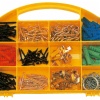 hardware assortment in 12 compartment box
