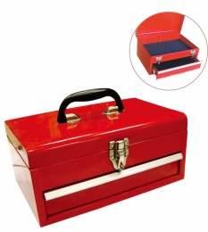 metal tools box with lock