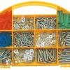 hardware assortment in 12 compartment box