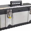 tool case with stainless steel sheet with plastic tray
