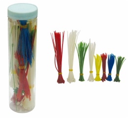 Nylon Cable ties inRound plastic box