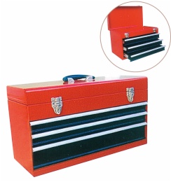 metal tools box with lock