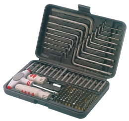 Multipurpose Screwdriver set with bits and sockets