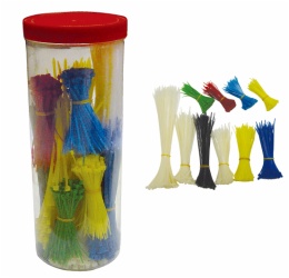 Nylon Cable ties inRound plastic box